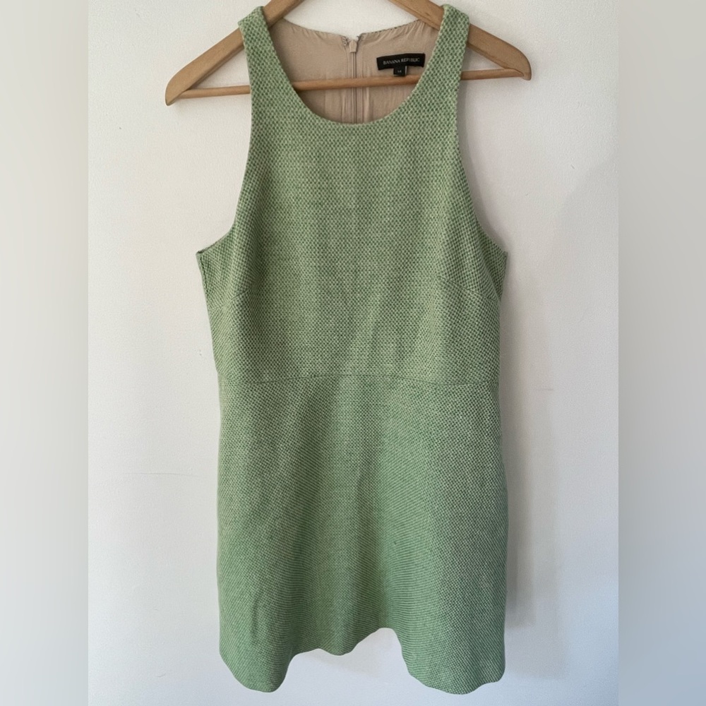 Banana Republic Green Midi Dress